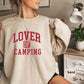 Valentines Sweatshirt for Campers, Lover of Camping Sweatshirt, Camping addict sweatshirt, funny camping sweatshirt gift for valentines