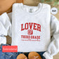 Embroidered Personalized Teacher Sweatshirt Valentines, Third Grade Teacher Valentines Day Gift, Teacher appreciation gift
