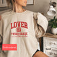 Embroidered Personalized Teacher Sweatshirt Valentines, Third Grade Teacher Valentines Day Gift, Teacher appreciation gift