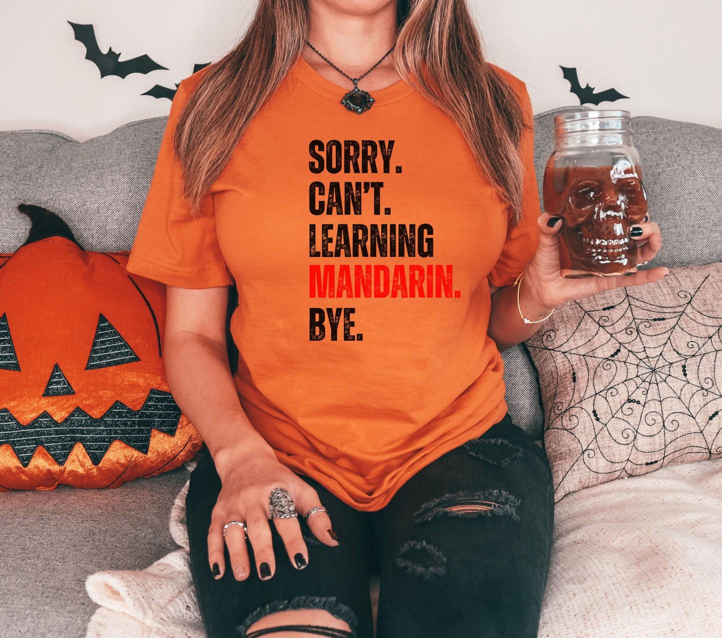 Funny Learning Mandarin Shirt, Sorry Cant tshirt, American TT refugees 2025, Social media ban, TT ban 2025, learning Chinese language shirt
