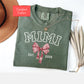 Custom Comfort Colors mimi shirt, coquette grandma shirt, Mothers Day Gift for grandma, First Time grandma tee, Nana Tshirt Valentines