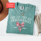 Comfort Colors Custom Mama Shirt, Japanese Haha Mothers Day Gift, First Time Mom Tee, Motherhood Tshirt Valentines, coquette Mama shirt