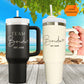 Bride & bridesmaids tumblers customized, 40oz personalized bride tumbler cup, bridesmaids proposal gifts, coquette bow topper and boot