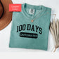 Comfort Colors Funny 100 Days of School Shirt, Happy 100th Day Of School Teacher tshirt, 100 days caffeinated, 100th day of school tee shirt