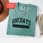 Comfort Colors 100 Days of school coffee lover Shirt, Happy 100th Day Of School for teacher, coffee and teaching tshirt, 100th day of school