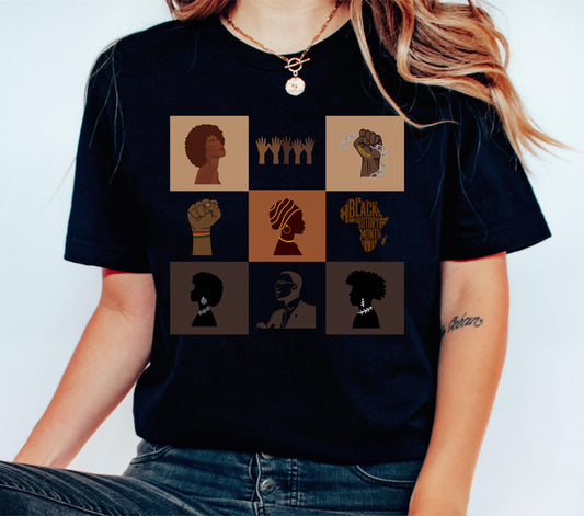 Black History Shirt, Black women shirt, melanated black girl shirt, melanin black lives shirt, black girl shirt, black woman tshirt