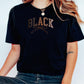 Coquette black woman shirt, Black History tshirt, melanated black girl shirt with bow, melanin black lives shirt, black girl shirt,