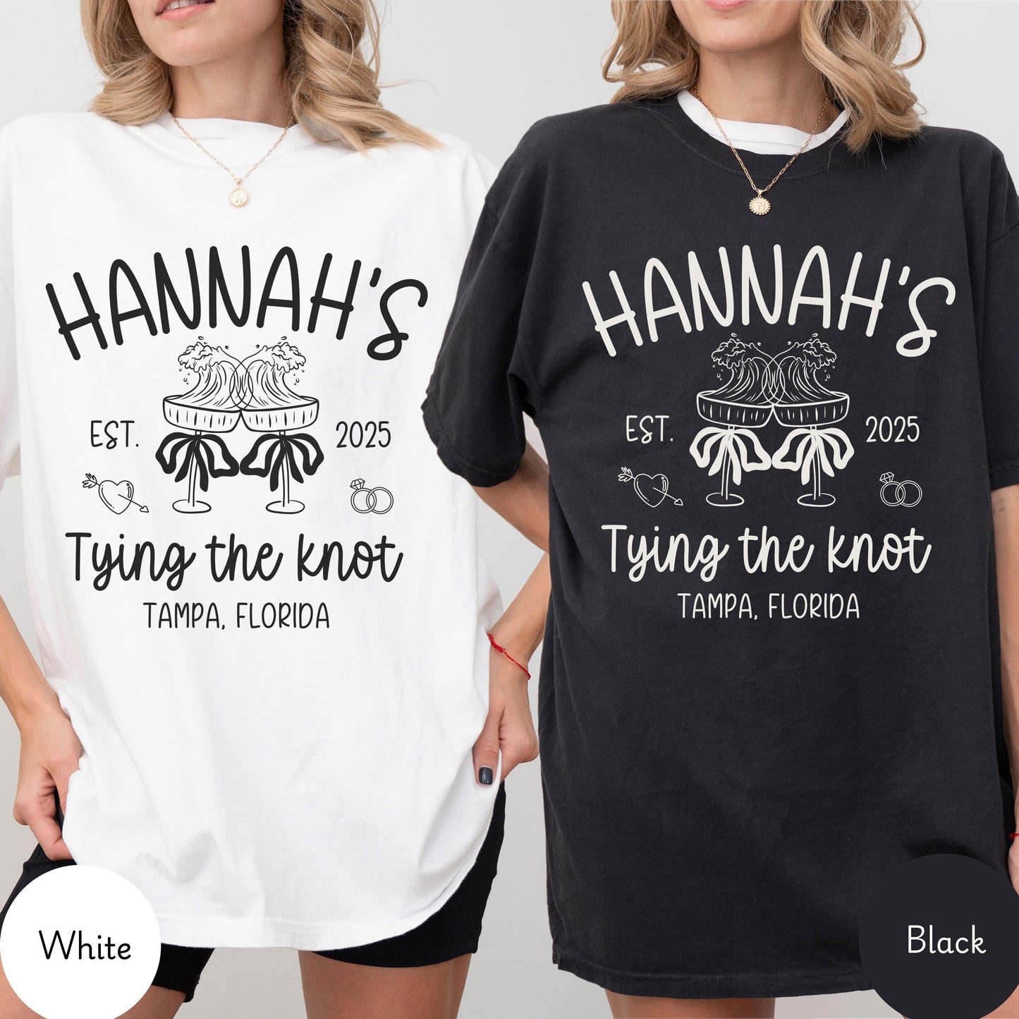 Personalized Bachelorette Shirts, Comfort Colors Bride Tshirt, Custom Bach club shirts, bridesmaids tshirt gifts, bridal party tee shirts