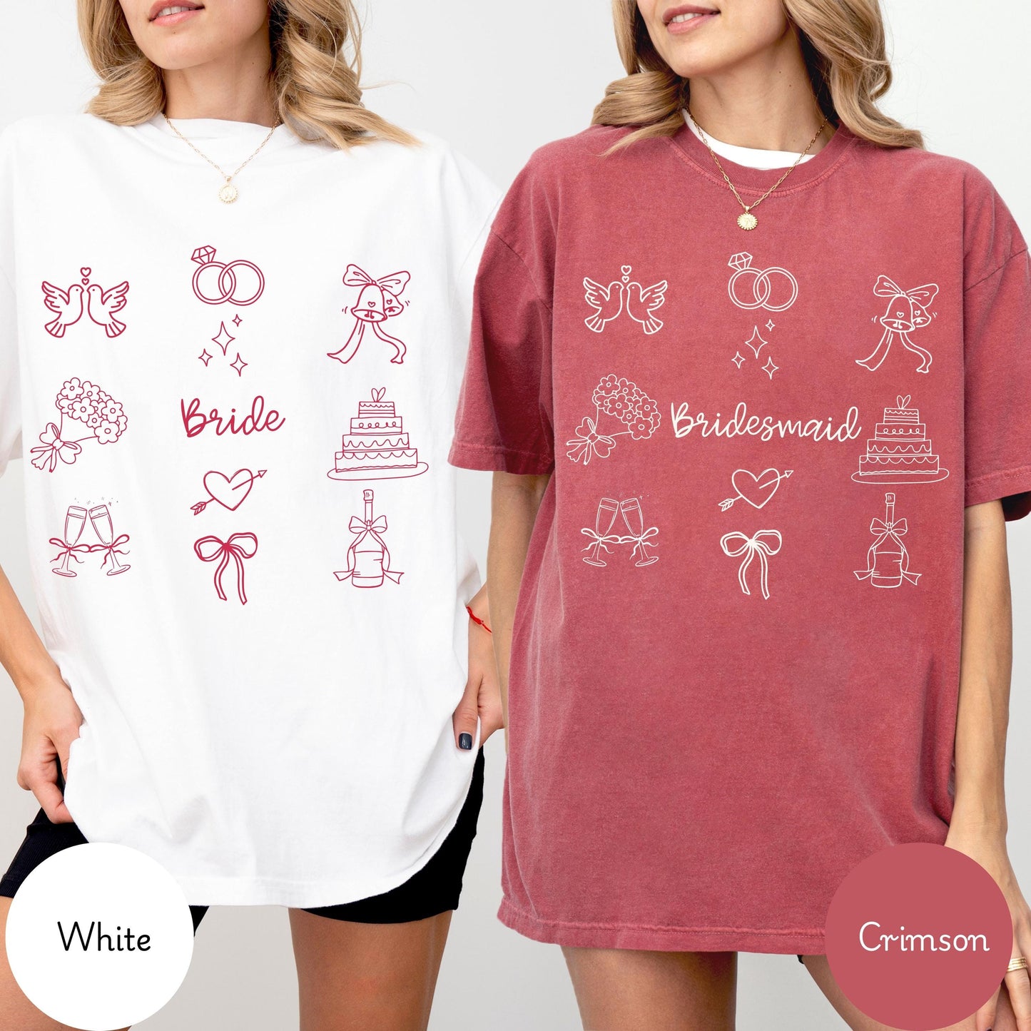 Bachelorette Shirts, Comfort Colors Bride & Bridesmaids Tshirts, Bach Club shirts, Coquette Bridesmaids Gifts, Bridesmaids Proposal Shirts