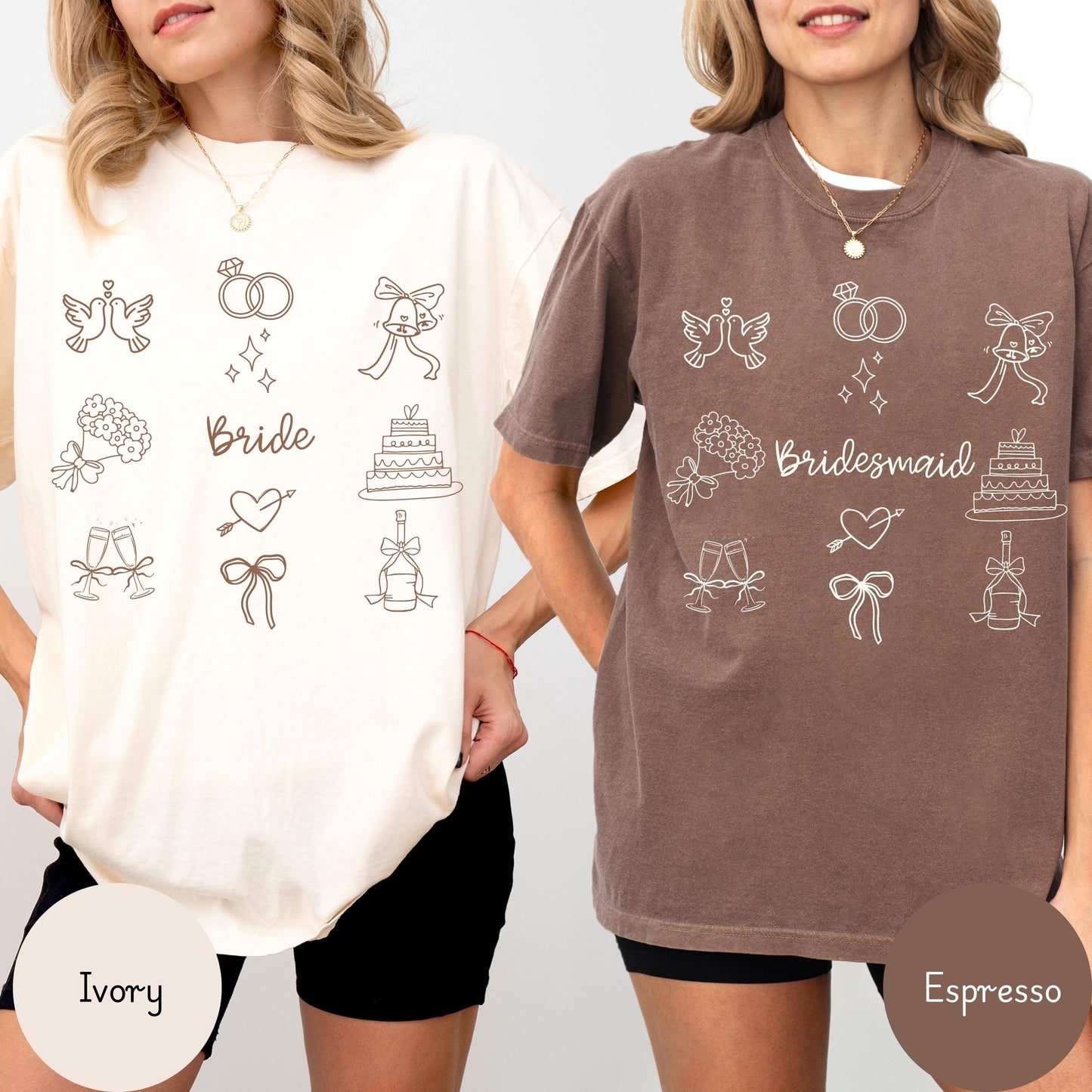 Bachelorette Shirts, Comfort Colors Bride & Bridesmaids Tshirts, Bach Club shirts, Coquette Bridesmaids Gifts, Bridesmaids Proposal Shirts