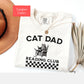 Funny cat dad reading shirt, comfort colors cat daddy Shirt, reader gift for bookworm, bookish cat lover gift , book lover reading tee