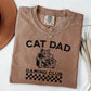 Comfort Colors gamer cat dad shirt, gaming cat daddy Shirt, funny gamer tee, gift for gaming boyfriend, cat lover gift birthday, gaming tee