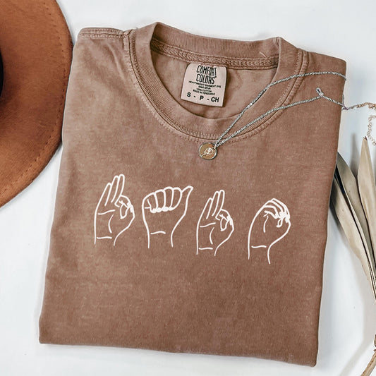 Sign language FAFO shirt, subtle comfort colors political shirt, save democracy, Politics sarcasm tee, antitrump shirt, the 92 percenter