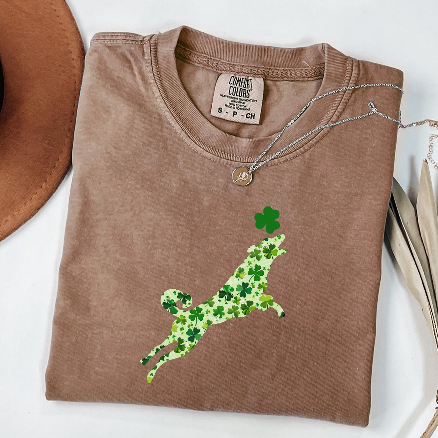 Comfort colors St Patricks day shirt, dog lover shamrocks tshirt, st paddys funny dog tshirt, dog mom shirt, gift for dog owner