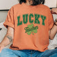 Comfort colors lucky shirt for teacher, St Patricks day tee, shamrock tshirt, st paddys elementary teacher tshirt, sped team shirt