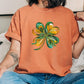 Comfort colors shamrock shirt, Coquette bow St Patricks day tshirt, shamrock tshirt gift st paddys, cute brush stroke bow shirt gift for her