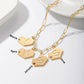 Custom birthstone initial necklace, name initial tag necklace gift for her, gold silver necklace with kids names, personalized mom necklace