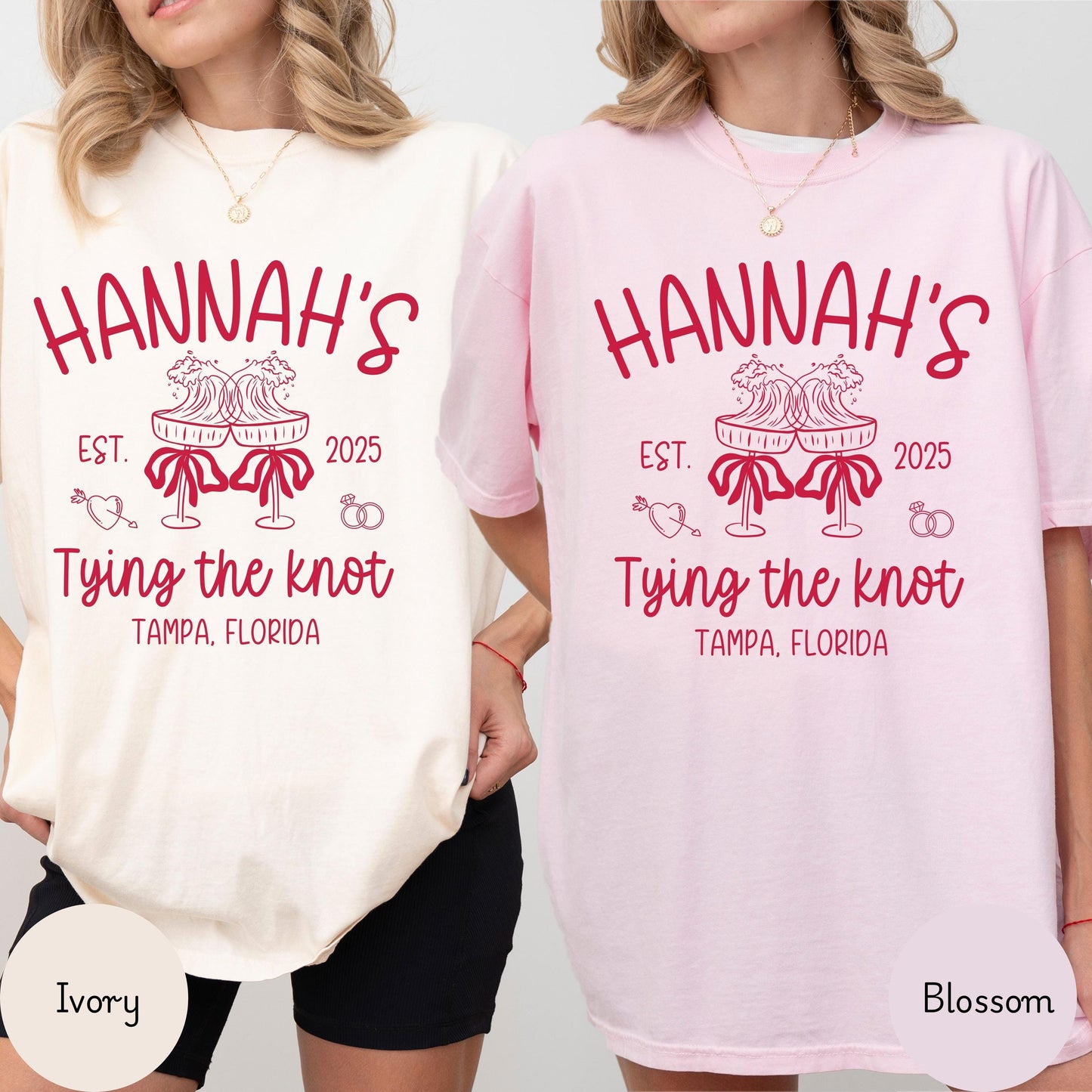 Personalized Bachelorette Shirts, Comfort Colors Bride Tshirt, Custom Bach club shirts, bridesmaids tshirt gifts, bridal party tee shirts