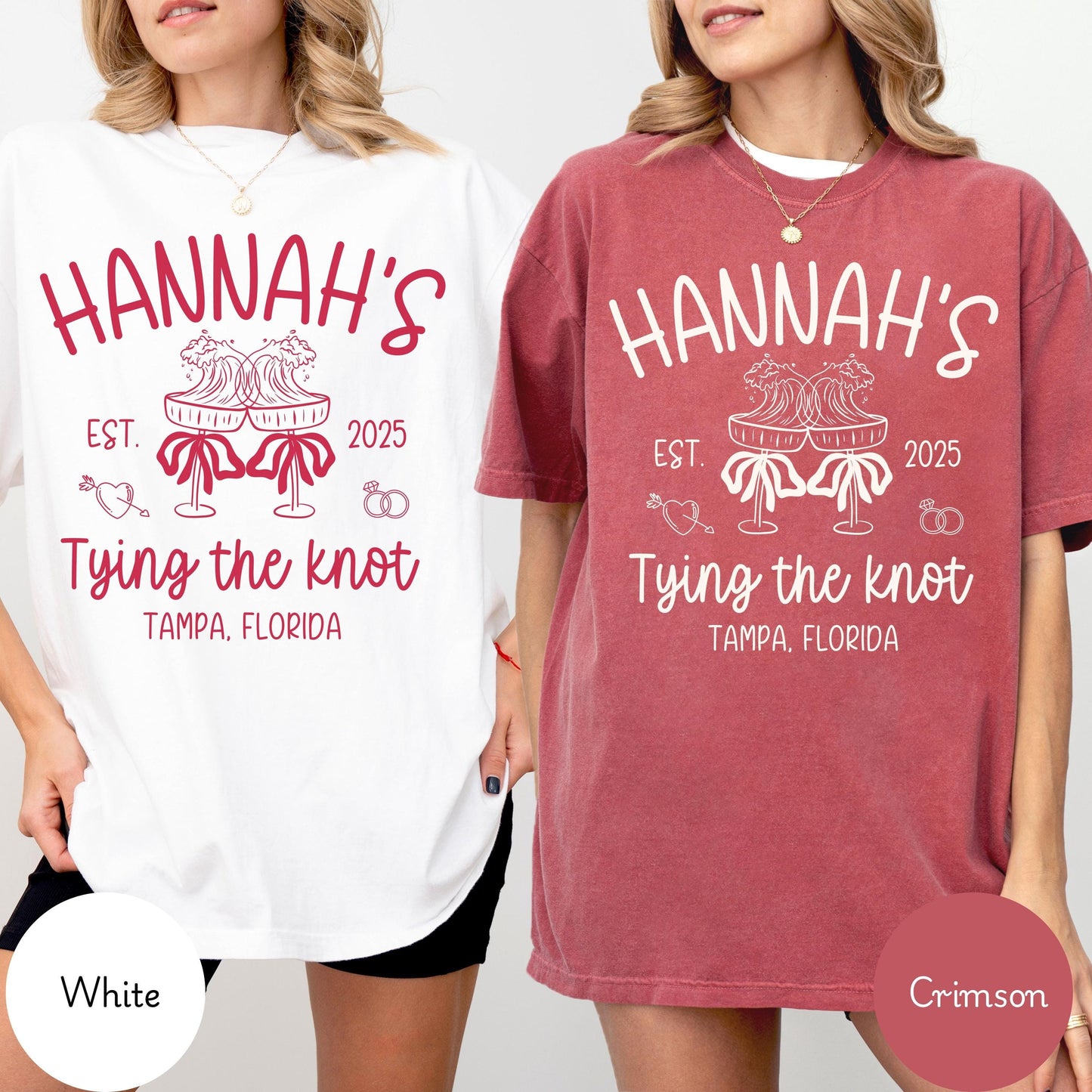 Personalized Bachelorette Shirts, Comfort Colors Bride Tshirt, Custom Bach club shirts, bridesmaids tshirt gifts, bridal party tee shirts