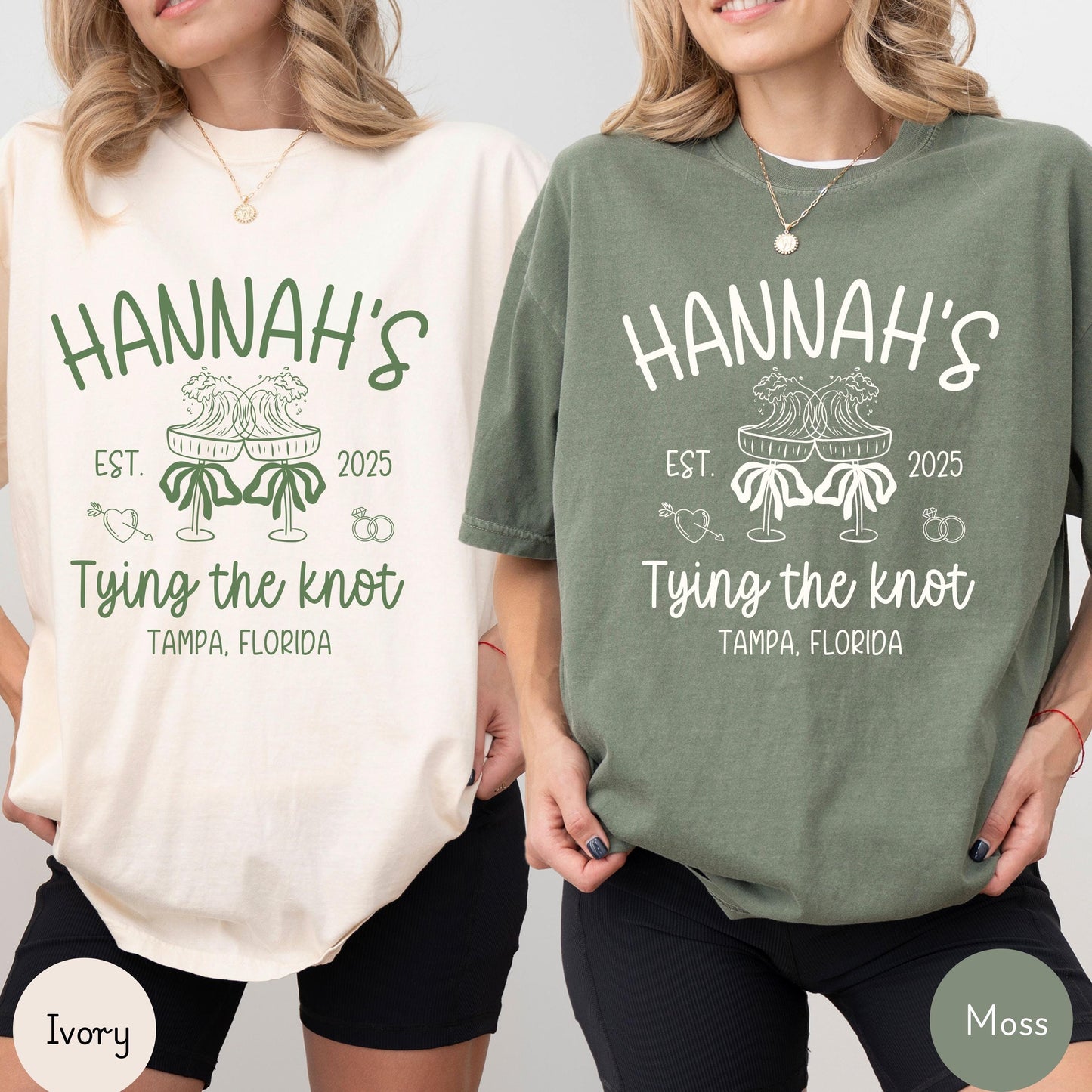 Personalized Bachelorette Shirts, Comfort Colors Bride Tshirt, Custom Bach club shirts, bridesmaids tshirt gifts, bridal party tee shirts