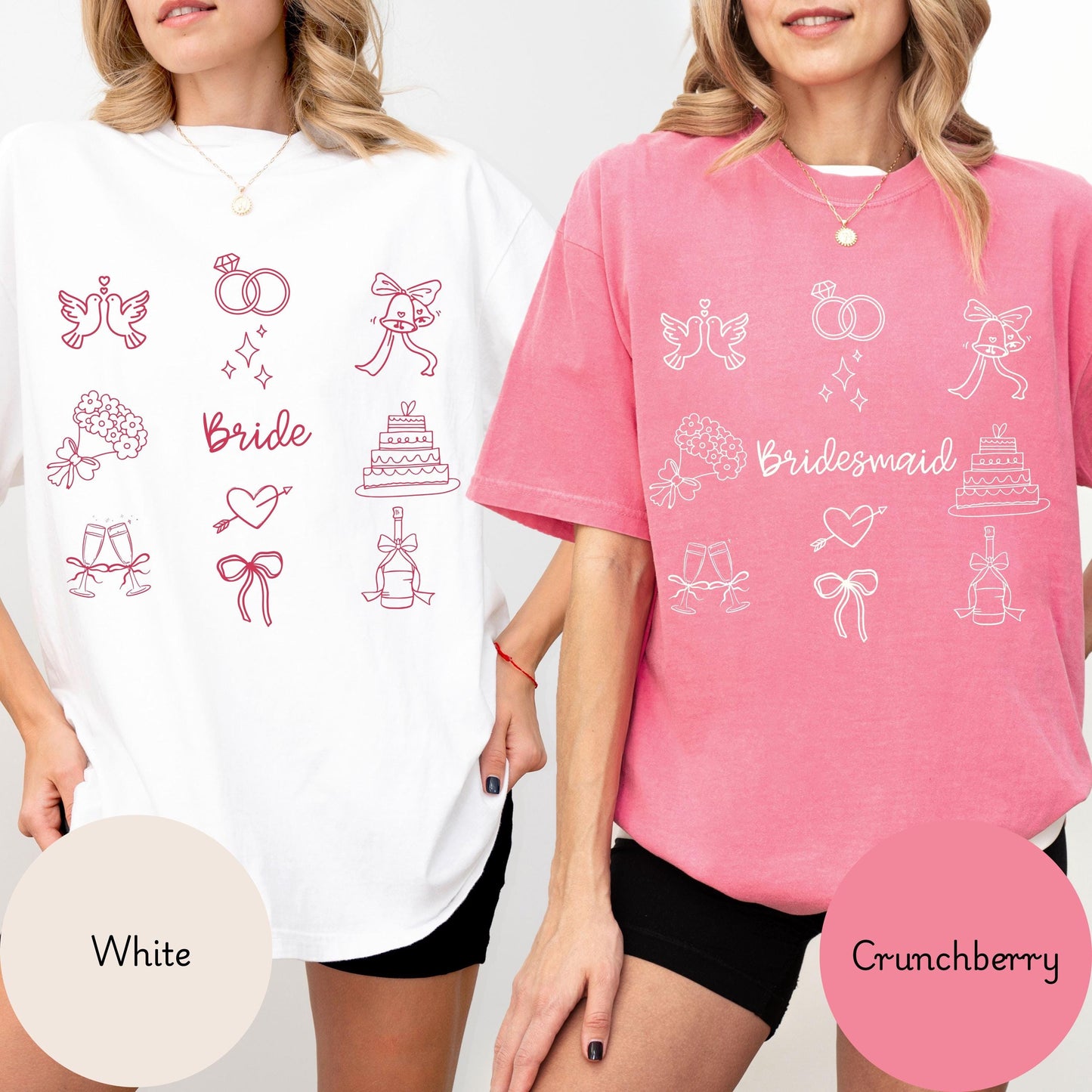 Bachelorette Shirts, Comfort Colors Bride & Bridesmaids Tshirts, Bach Club shirts, Coquette Bridesmaids Gifts, Bridesmaids Proposal Shirts