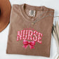 Coquette Comfort Colors Nicu Nurse Shirt, toile de jouy RN shirt,appreciation gift for nurse, Cute bow nursing school tshirt, Nurse graduate