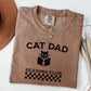 Comfort Colors cat dad reading shirt, cat daddy Shirt, funny reader tee, gift for bookworm, bookish cat lover gift , book lover reading tee