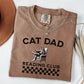 Funny cat dad reading shirt, comfort colors cat daddy Shirt, reader gift for bookworm, bookish cat lover gift , book lover reading tee