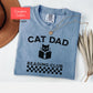 Comfort Colors cat dad reading shirt, cat daddy Shirt, funny reader tee, gift for bookworm, bookish cat lover gift , book lover reading tee
