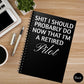 Retired Pilot Spiral Notebook, Gift for Aviation Lovers, Journal for Travel Memories, Pilot Retirement Gift, Funny Notebook pilot