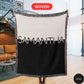 Woven throw blanket custom, personalized throw blanket bed, blanket tapestry, custom birthday gift, throw blanket couch, blanket with name