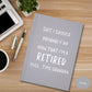 Funny Retirement Journal for grandpa, Retired Grandpa Hardcover Notebook, Full Time Grandpa gift Father's Day, Things My Grandbabies Did