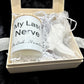 Custom Last Nerve Candle, Funny Soy Candle & Match Holder Set, Personalized Lavender Scented Candle for Mom, Best Friend Birthday Gift