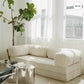 Convertible Sleeper Sofa, Comfortable Floor Sofa Bed, Corduroy Couch Bed, Living room Furniture with Washable Covers, Versatile Couch