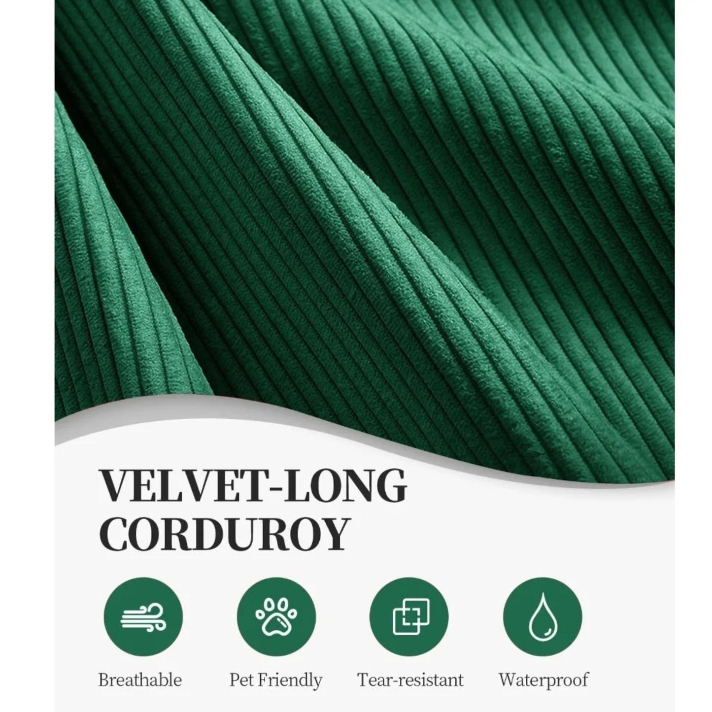 Convertible Sleeper Sofa, Comfortable Floor Sofa Bed, Corduroy Couch Bed, Living room Furniture with Washable Covers, Versatile Couch