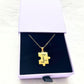 Custom puzzle necklace, mothers day gift mom, necklace with jewelry box