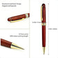 Personalized Wooden Pen with Case, Custom Laser Engraved Pens for Him, Coworker Birthday Gift, Work Boss Office Gift, for Dad Fathers Day