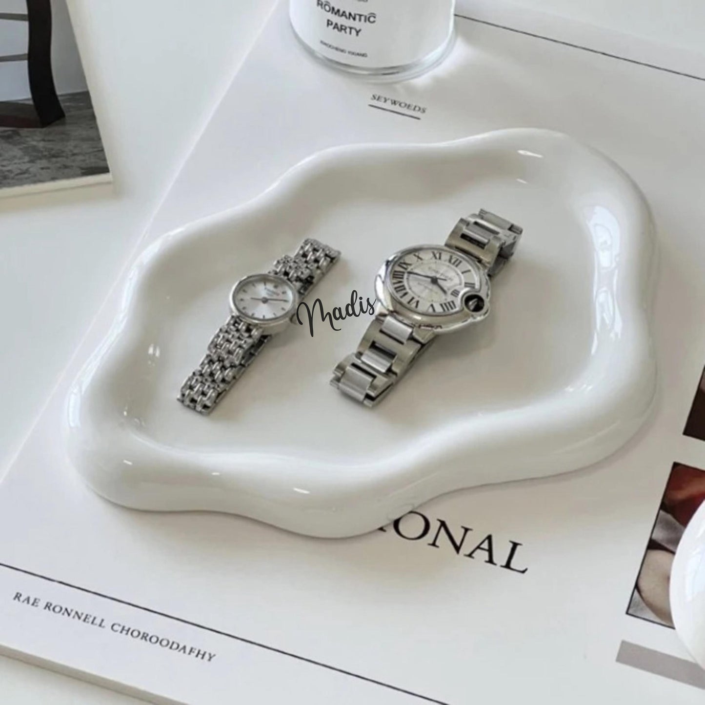 Personalized Cloud Trinket Dish, Custom Ring Dish, Bridesmaid proposal gift, Ceramic Jewelry Dish Bridal Shower Gift, Mothers Day Gift