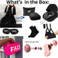 Travel Essentials Gift Box Set, Long flight Comfort Traveling Set, Airplane Neck Pillow with hoodie, Full time traveler blanket gift for her