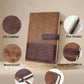 Custom Leather Journal for Husband, Letters to my Husband Journal, Personalized Leather Notebook for Him, Fathers Day Gift for Dad from Wife