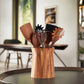Custom Utensils Holder, Personalized Wooden Kitchen Utensil Crock, Housewarming gift, Acacia Wood Kitchen Decor Organizer