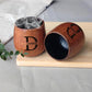Custom Longhorn Charred Wooden Bourbon Drinking Cup, Texan Whiskey Lover Gift, Custom Gift Men, Cowboy Gift for Him, Fathers Day Dad Gift