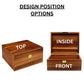 Personalized Wood Storage Box with keys, Custom Engraved Wedding Keepsake Box, Engagement Gift, Memory Box Wedding, Couples Anniversary Gift