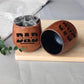 Personalized Whiskey Glass for Dad, Charred Wooden Bourbon Drinking Glass, Custom Gifts for Men, Fathers Day Gift for Him, Dad Gift Husband
