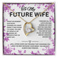Future Wife Necklace with luxury Box, Jewelry gift for wife, fiance gift, wife to be gift, wedding gift wife, heart necklace with message