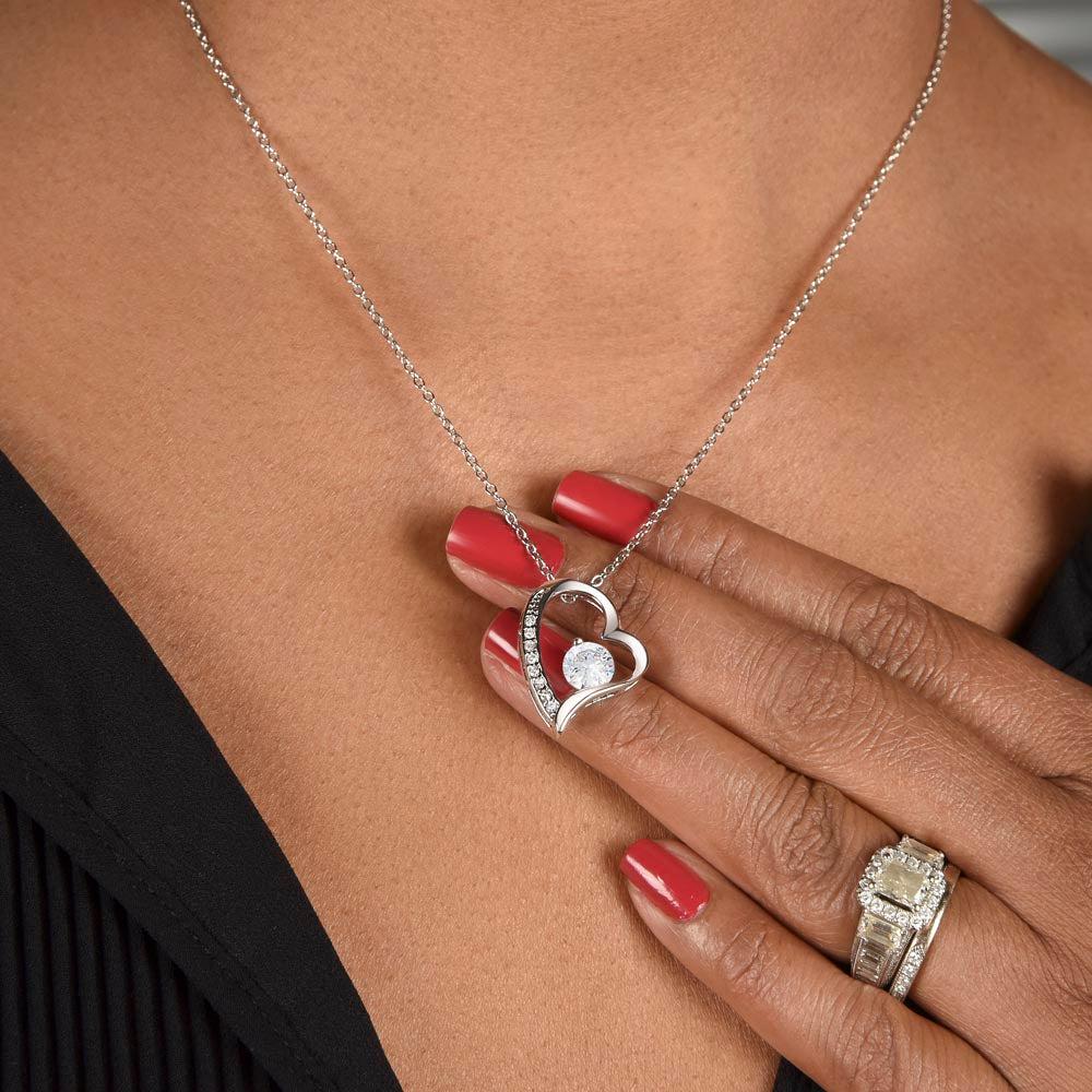 To My Beautiful Wife Necklace with Luxury Box, Jewelry Gift for Wife from Husband, valentines Gift Wife
