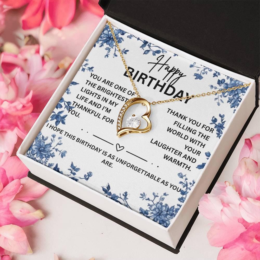Birthday Necklace Gift for Her, Mom Necklace, Grandma Birthday, Daughter Birthday Gift, Necklace Gift for Friend Birthday