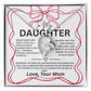 To My Daughter Necklace From Mom, Daughter Necklace with box, daughter birthday gift, jewelry for her