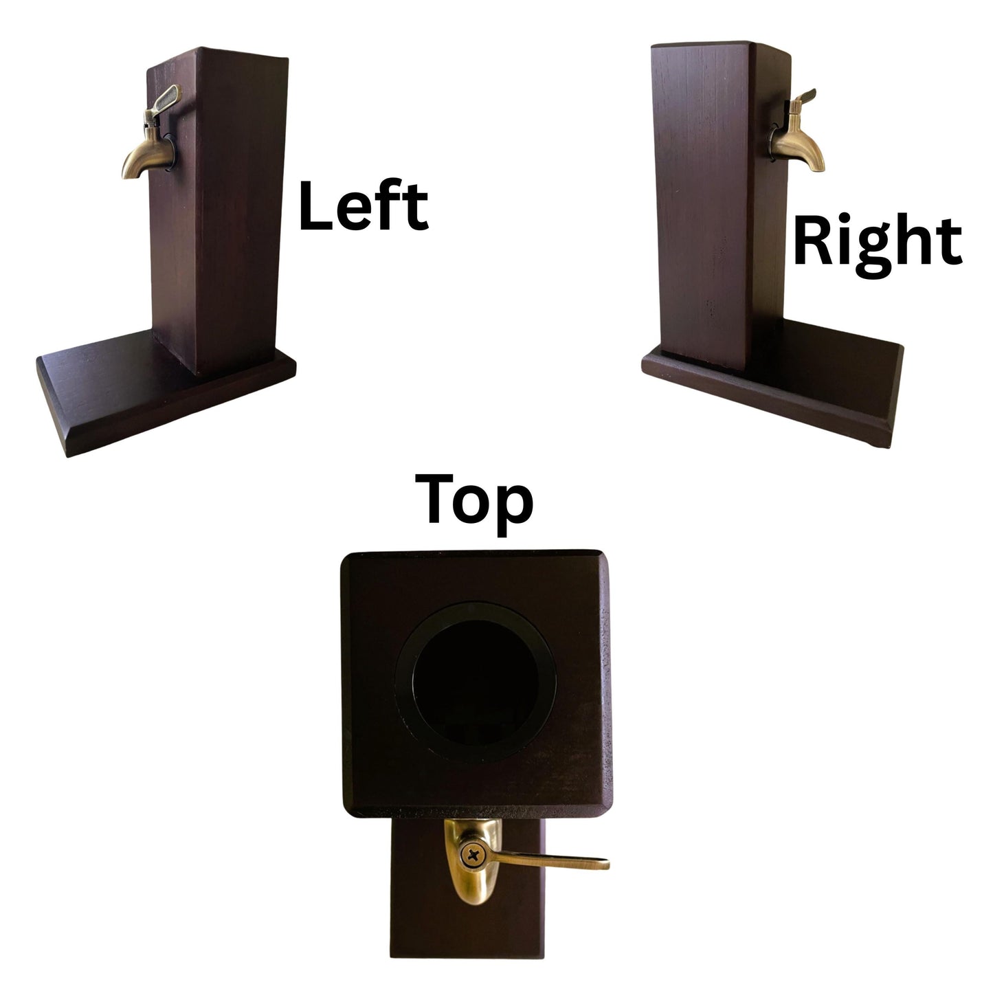 Custom Engraved Wooden Whiskey Dispenser, Personalized Liquor Tap Gift for Men, Whiskey Bar Accessory, Groomsmen Gift, Fathers Day Gift