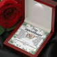 Anniversary Necklace for Wife with luxury box, 2 year wedding anniversary, 5th  7th 10th 20th year anniversary gift, heart necklace for her